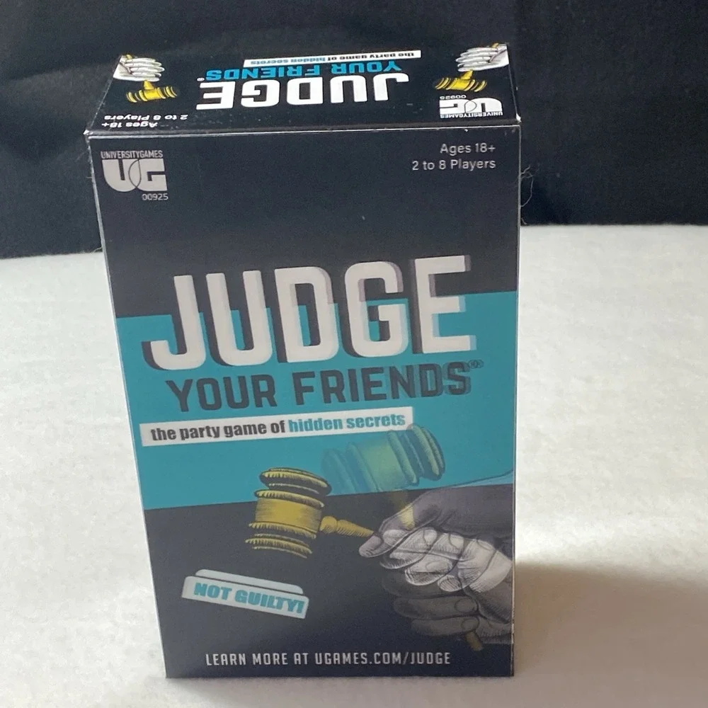Judge Your Friends Party Game Of Hidden Secrets University Games Ages 18+ SeePic